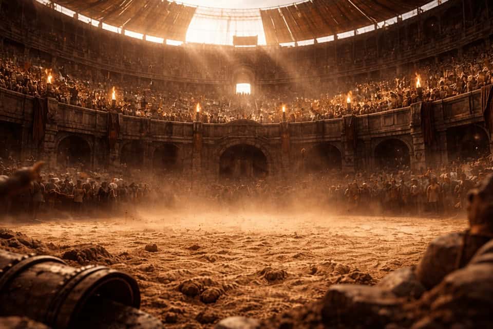 Die Arena: Das brutale Trainingssystem in „Die Gladiatrix - Blutprogramm"